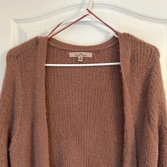 Love Tree Popcorn Eyelash Knit Cardigan Small - Picture 2 of 4